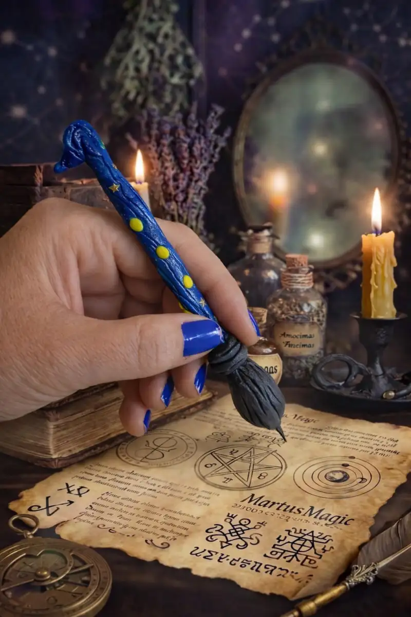 Bolígrafo Escobita de Merlin